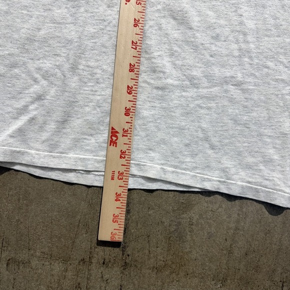 Vintage Disney Mickey Mouse Shirt Mens One Size OSFA Gray Graphic Made USA 90s - Picture 4 of 4